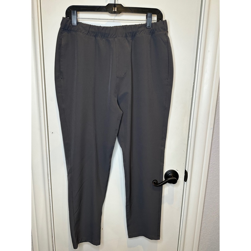 Abercrombie & Fitch Skinny Taper Stretch Pants Gray Elastic Waist Small